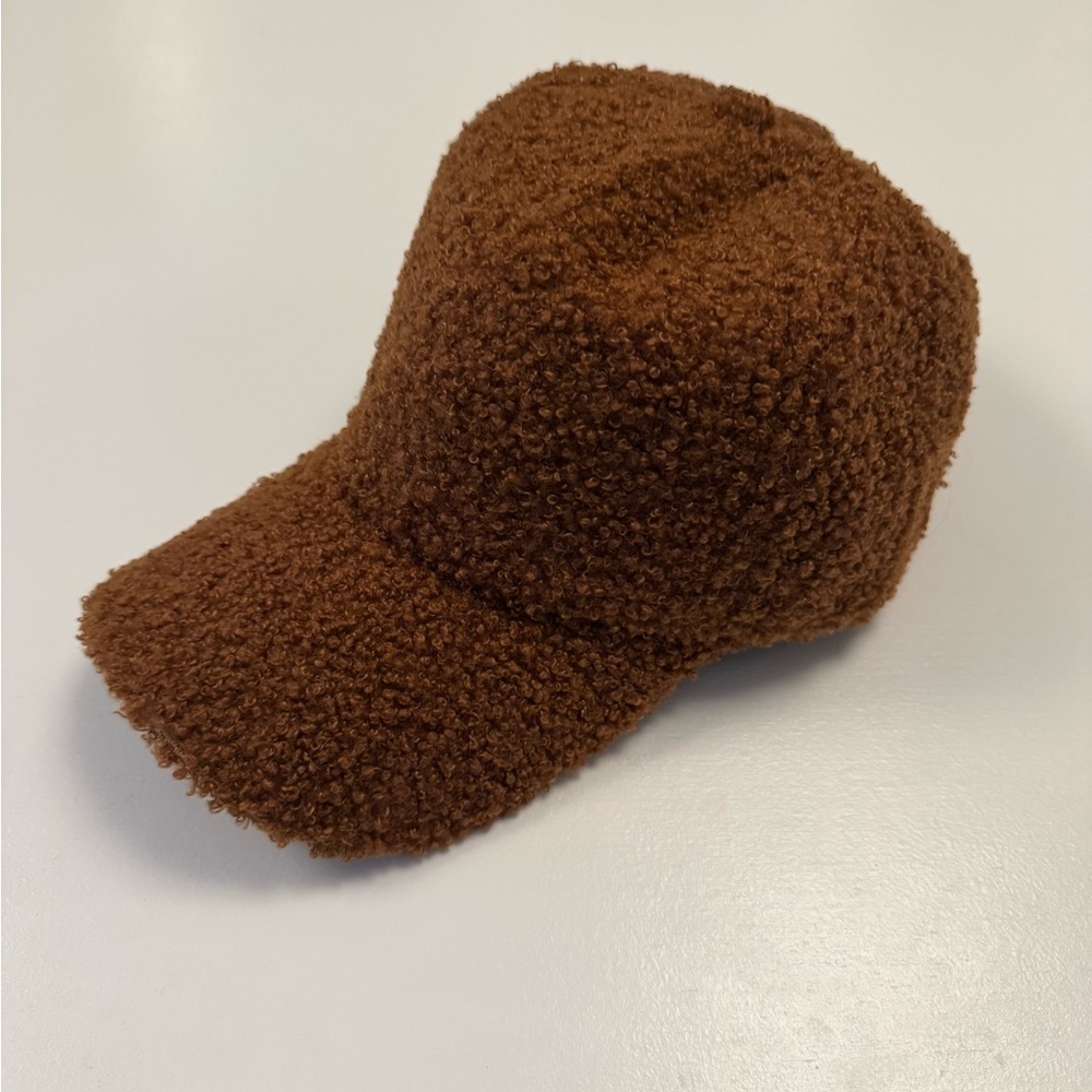 Cozy Brown Textured Hat